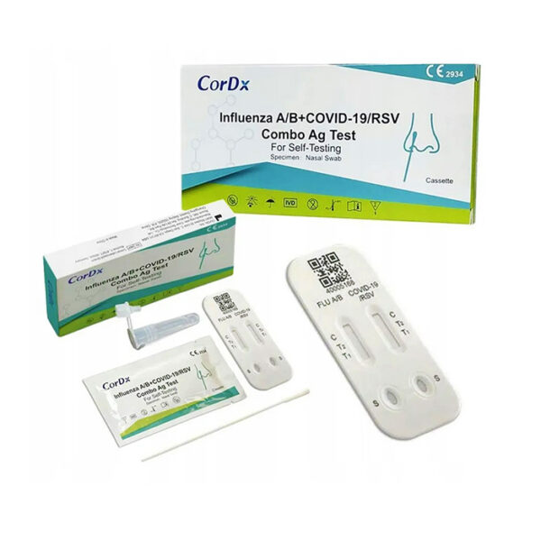 CorDX Influenza A/B & Covid-19/RSV Combo Ag Test - Image 2