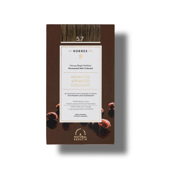 Korres Argan Oil Advanced Colorant 5.7 Σοκολατί