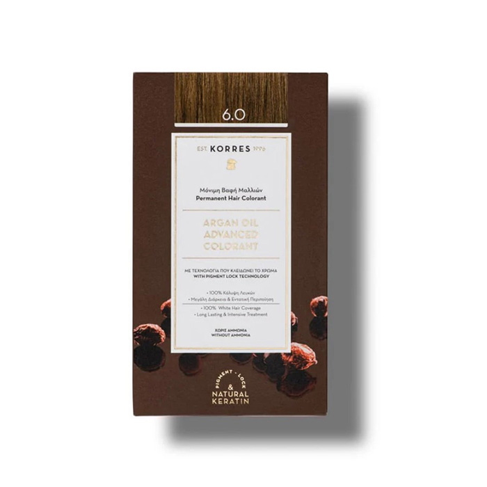 Korres Argan Oil Advanced Colorant 6.0 Σκούρο Ξανθό