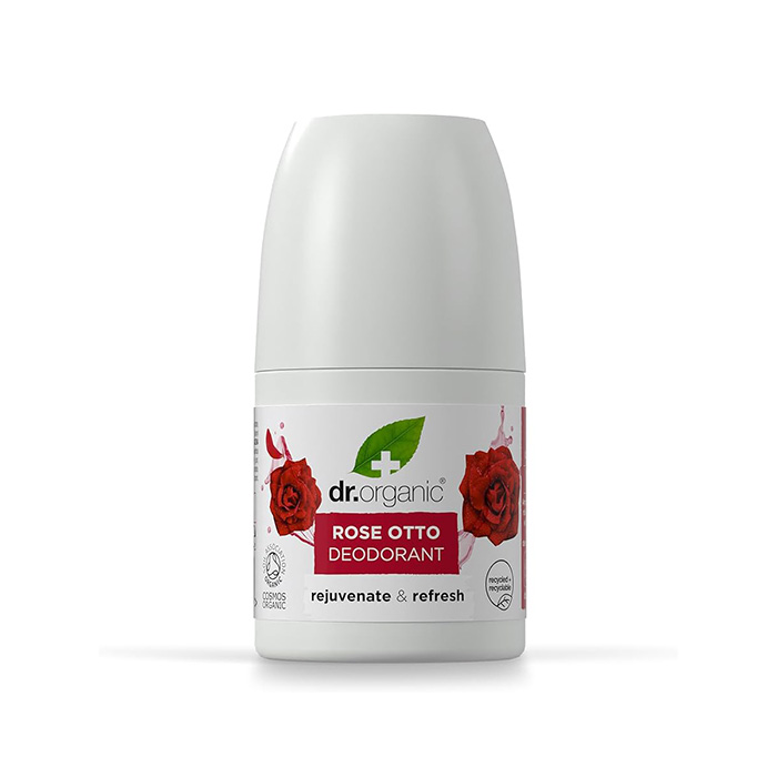 Dr. Organic Rose Otto Deodorant 50ml Αποσμητικό Τριαντάφυλλο