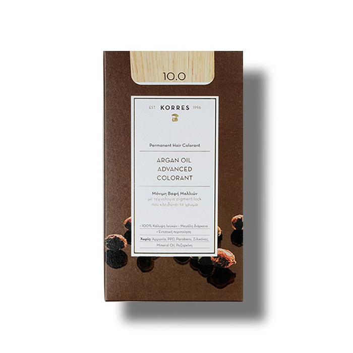 Korres Argan Oil Advanced Colorant 10.0 Ξανθό Πλατίνας