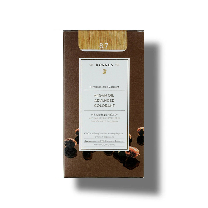 Korres Argan Oil Advanced Colorant 8.7 Καραμέλα
