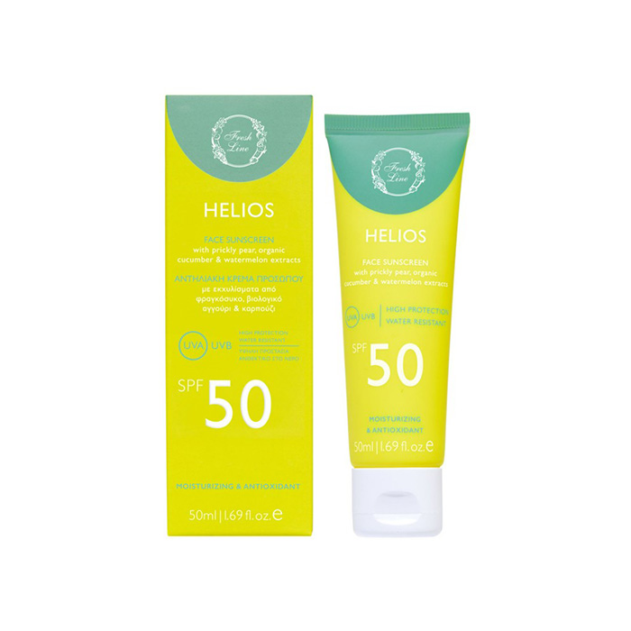 Fresh Line Helios Αντηλιακή Κρέμα Προσώπου SPF50