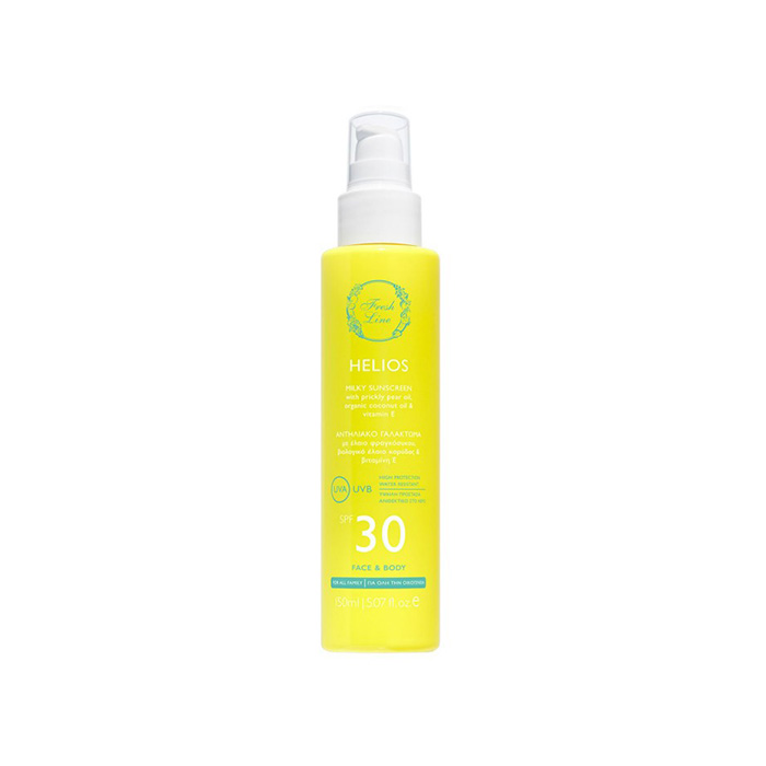 Fresh Line Helios Αντηλιακό Γαλάκτωμα SPF30 για Πρόσωπο & Σώμα