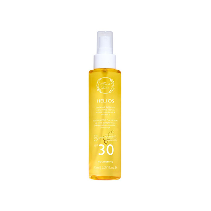 Fresh Line Helios Λάδι Σώματος για Μαύρισμα SPF30