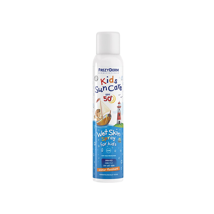 FrezyDerm KIDS SUN CARE SPF 50+ WET SKIN SPRAY Παιδικό Αντηλιακό Σπρέι