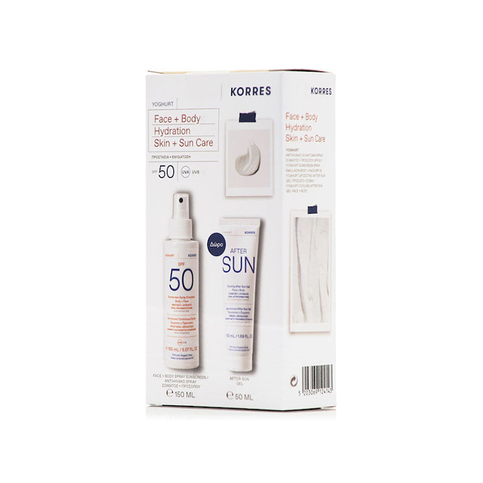 Korres Yoghurt Hydration Skin & Sun Care Σετ με Αντηλιακό Σώματος & After Sun SPF50