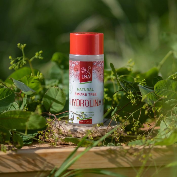INA Essentials-Hydrolina Smoke tree-Στοματικό διάλυμα με νερό από Χρυσόξυλο, για φλεγμονές στα ούλα