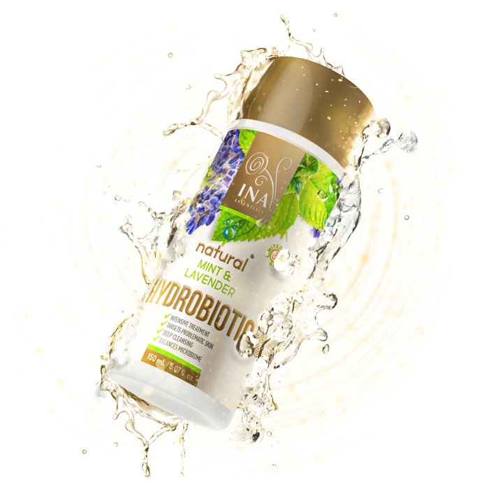 INA Essentials. Hydrobiotic. Mint & Lavender-Λεβάντα & Μέντα. Eντατική φροντίδα για την Ακμή.