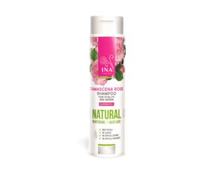 INA Essentials-Shampoo-Damascena Rose. Φυσικό Σαμπουάν Tριαντάφυλλου για Ξηρά και Tαλαιπωρημένα μαλλιά