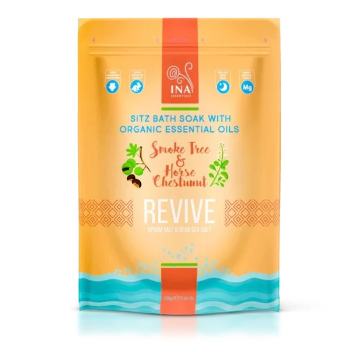 INA Essentials-Revive. Άλατα μπάνιου με χρυσόξυλο και αγριοκάστανο