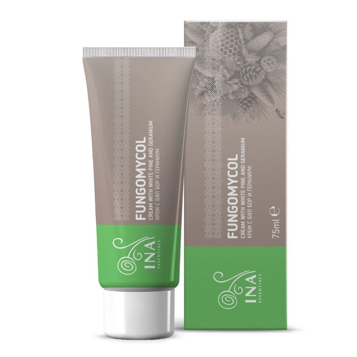 INA Essentials-Fungomycol. Κρέμα 2 σε 1 για ονυχομυκητίαση και ξηρό, σκασμένο δέρμα.